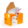 thumbnail image 1 of Bolsa de basura QUALIAZERO CITRUS SCENTED 80 L, 45 bolsas, color blanco, 1 of 4
