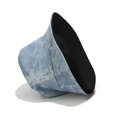 thumbnail image 4 of XYIYI Lindo sombrero de cubo para playa, sombreros de pescador para mujer, reversible de doble cara, 4 of 5