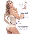 thumbnail image 6 of Siluet S-Mimosa-F20N-14 Classic Latex Waist Cincher - Size 14, 6 of 6