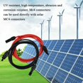 thumbnail image 5 of Solar Photovoltaic Extension Line Solar Panel Extension Cable with MC4 Connector Red + Black Pair, 14AWG 3 Meters / 10 Feet, 5 of 5