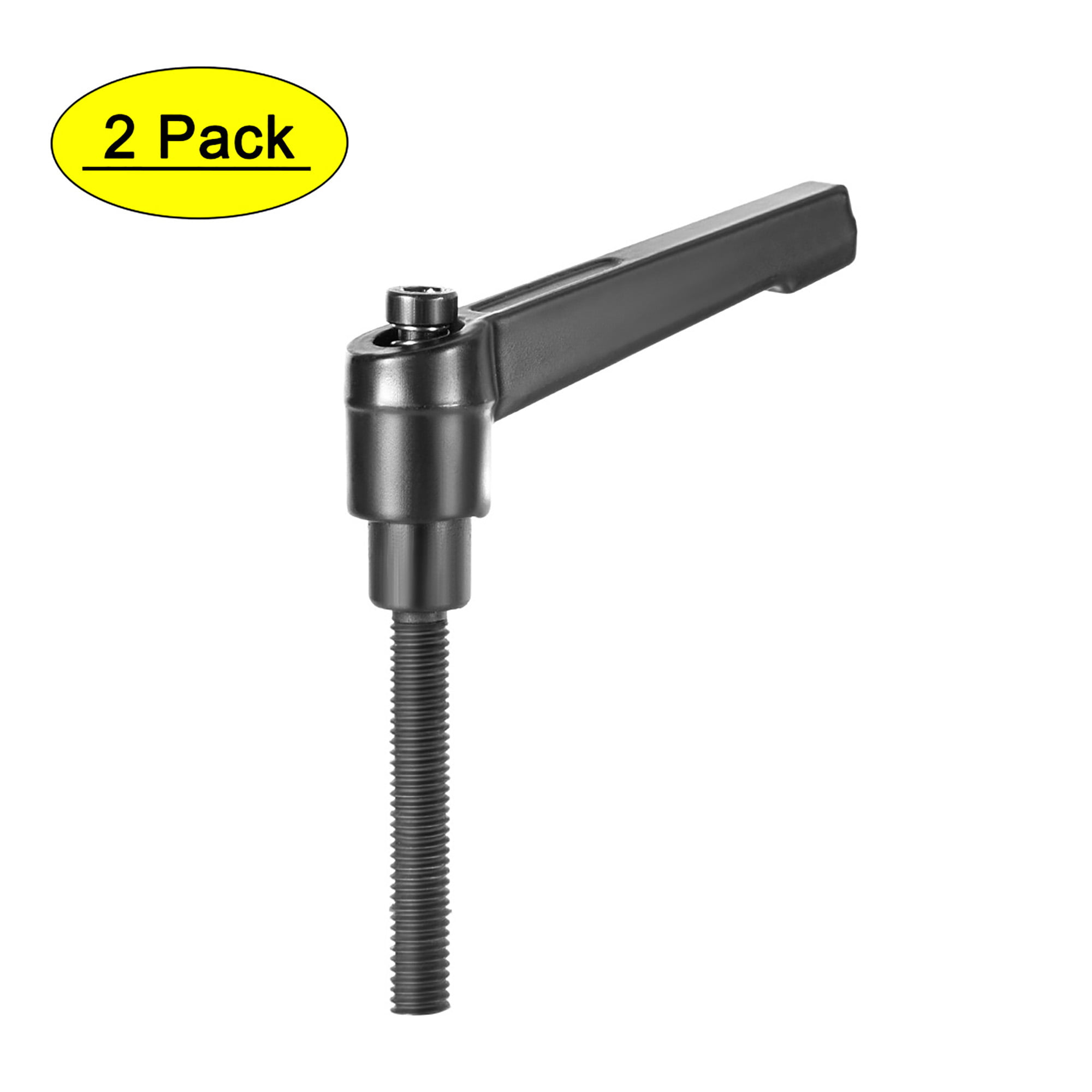 M6 x 40mm Handle Adjustable Clamping Lever Thread Male Threaded Stud 