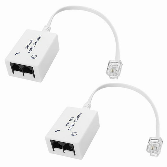 2 * ADSL Splitter-White