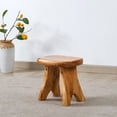 thumbnail image 4 of Greenage Rustic Cedar Roots Stool, 13.5"x10"x12.2"H, 4 of 10