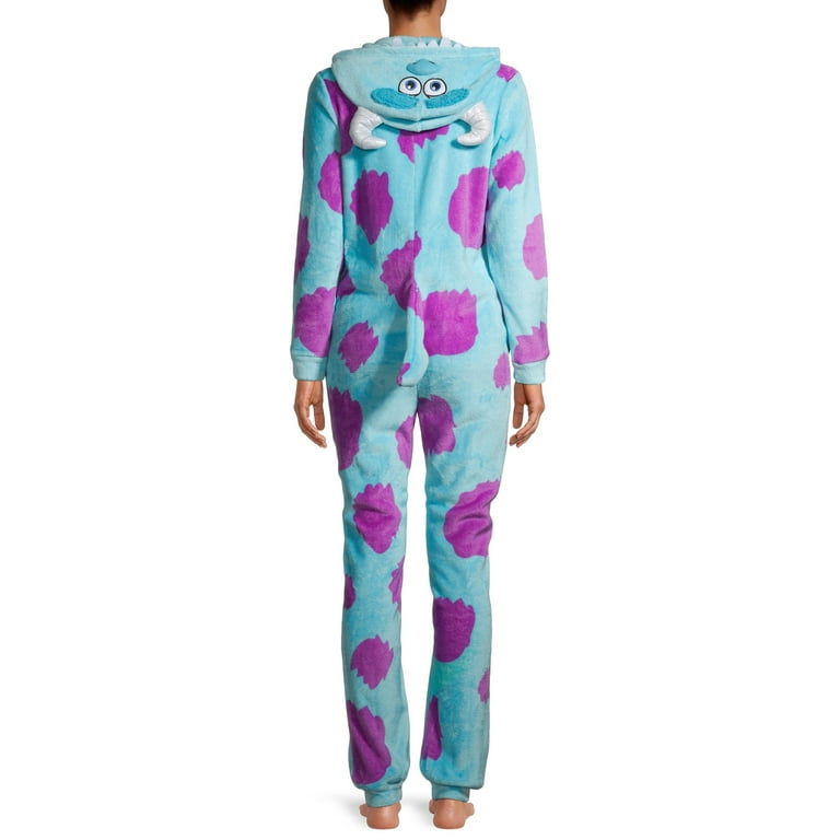 Disney Women Monsters University Sulley Long Sleeve One Piece Pajama