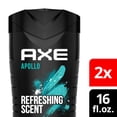 thumbnail image 3 of AXE Body Wash for Long Lasting Freshness Apollo Sage & Cedarwood Men's Body Wash with Odor-Busting Prebiotics, 16 Fl oz Twin Pack, 3 of 16