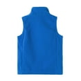 thumbnail image 2 of LittleSpring Big Boys Girls Fleece Vest Lightweight Sleeveless Jackets Zipper Blue Size 10-12, 2 of 6