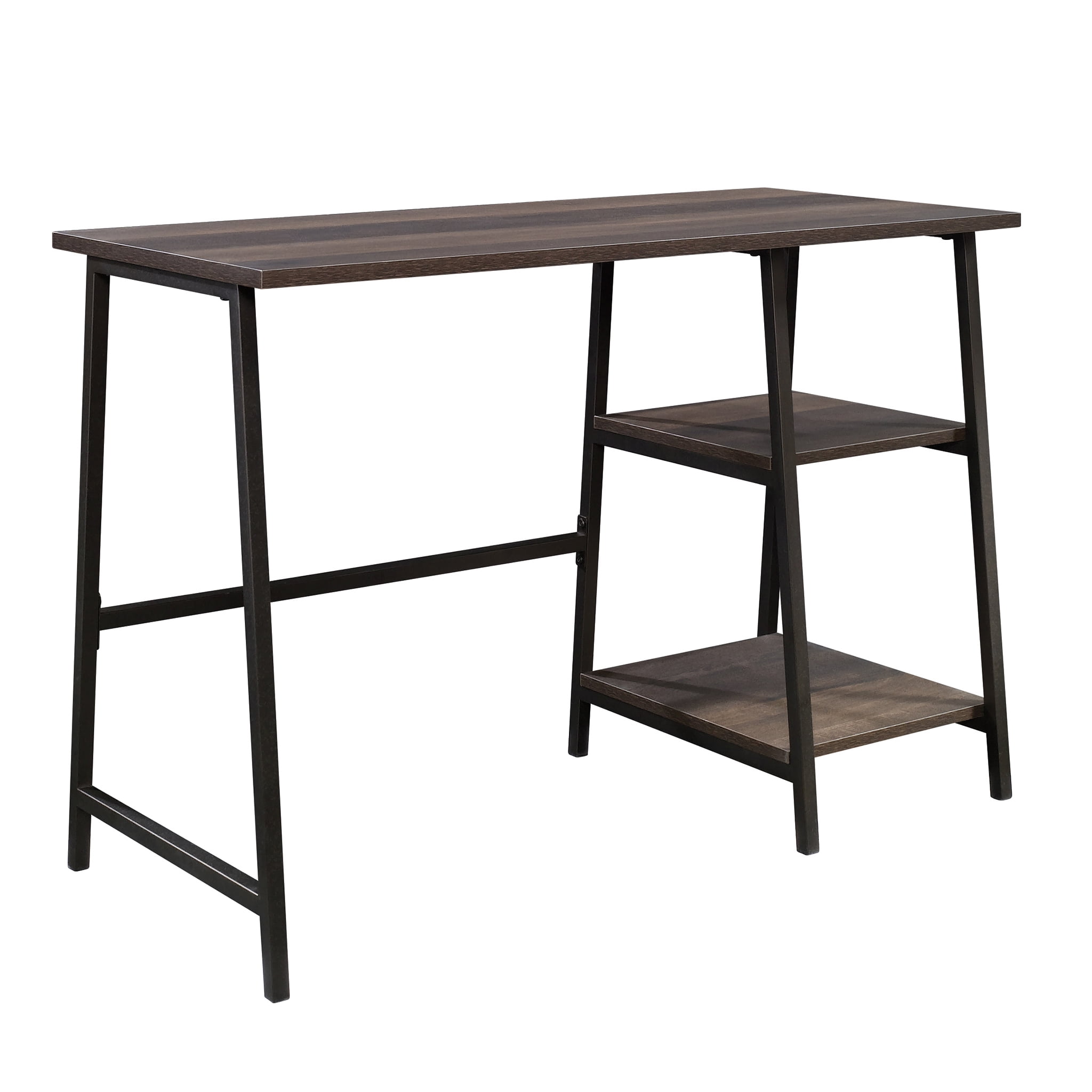 Sauder North Avenue Single Pedestal Desk Smoked Oak Finish