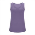 thumbnail image 7 of Delliss Womens Yoga Workout Tank Tops with Built in Shelf Bras Summer Loose Fit Racerback Tank Top, 7 of 7