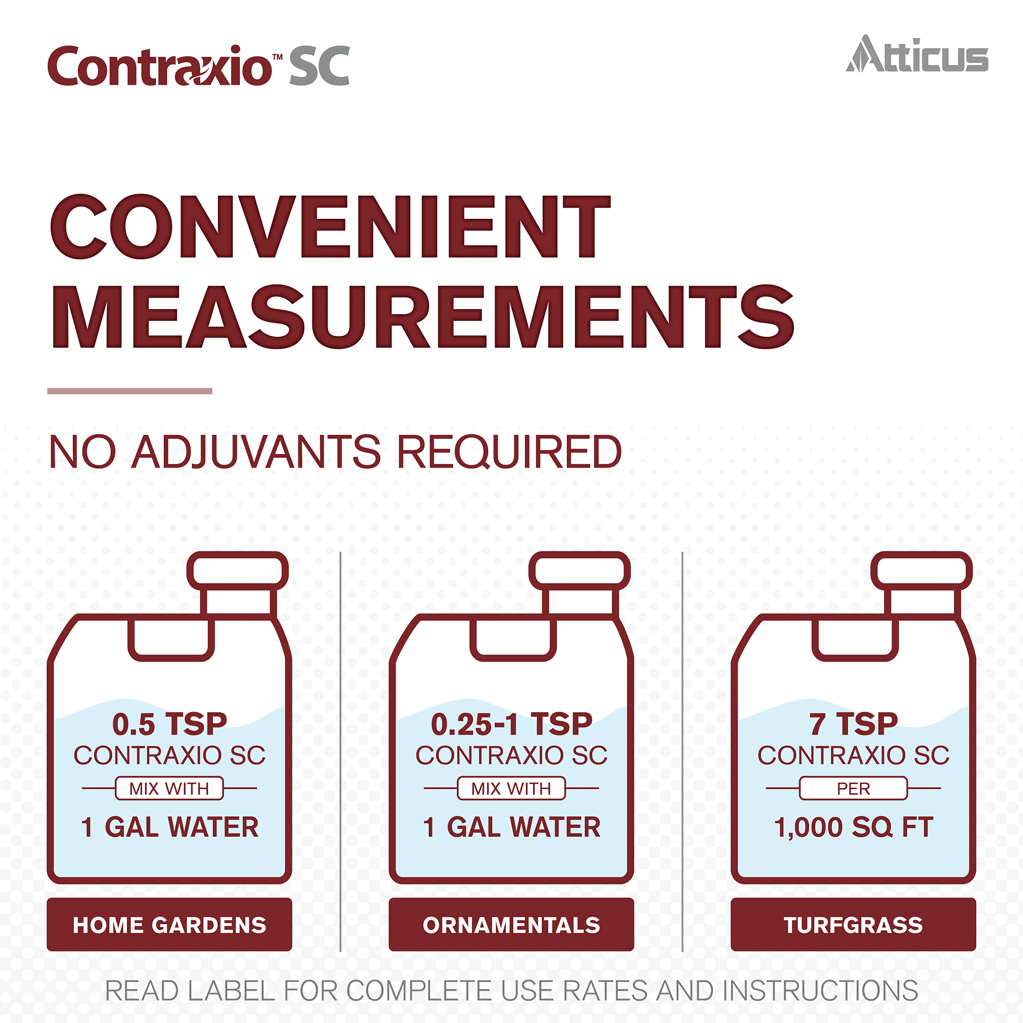 Contraxio SC Insecticide with Spinosad (32 OZ) Natural Pest Control for Lawn, Landscapes and Gardens by Atticus