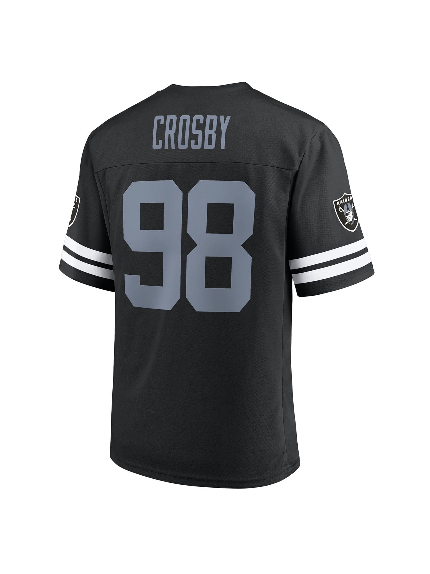 NFL RAIDERS men's Short Sleeve V-Neck Jersey - Sizes S-3XL