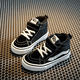 thumbnail image 1 of Zapatos de lona con forro polar para niños, zapatos de algodón para mujeres y niños, versión coreana, parte inferior a la moda, invierno 2023, 1 of 5