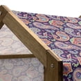 thumbnail image 4 of Paisley Pet House, Sixties and Seventies Hippie Themed Motives Geometrical and Floral Design Image Print, Outdoor & Indoor Portable Dog Kennel with Pillow and Cover, 5 Sizes, Purple, by Ambesonne, 4 of 4