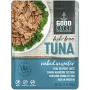 (12 Pack) Good Catch Fishless Plant Based Tuna In Water, 3.3 oz pouch