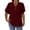 Wine Red, variant on Womens Workout Clothes Kelon Womens Summer Short Sleeve V Neck Solid Color Comfy Blouses Business Casual Blouses 2026 Summer Tops, XL