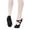 Black, variant on Capezio Hanami® Canvas Ballet Shoe | Light Pink