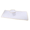 thumbnail image 1 of Drap de Table de Massage Professionnel avec Trou Blanc, Blanc, 90cm, 1 of 8