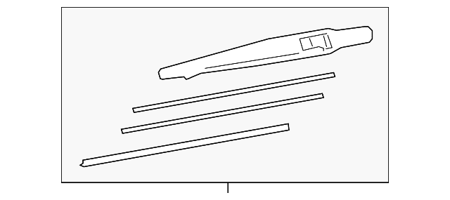 Genuine OE Toyota Wiper Blade - 85242-0R070