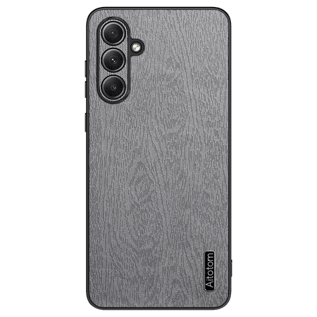 Case for VIVO IQOO 12 Fashionable phone case with natural wood grain visual effect and black soft TPU shock-absorbing protective cover, unique phone protective case