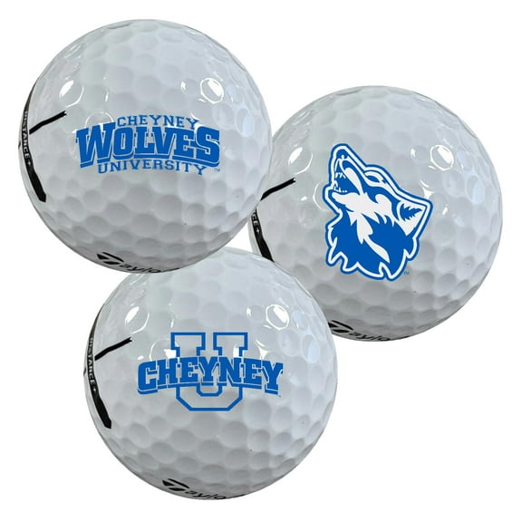 University of Pennsylvania Cheyney Logo Edition Taylormade Distance  Golf Balls 12-Pack (Dozen)