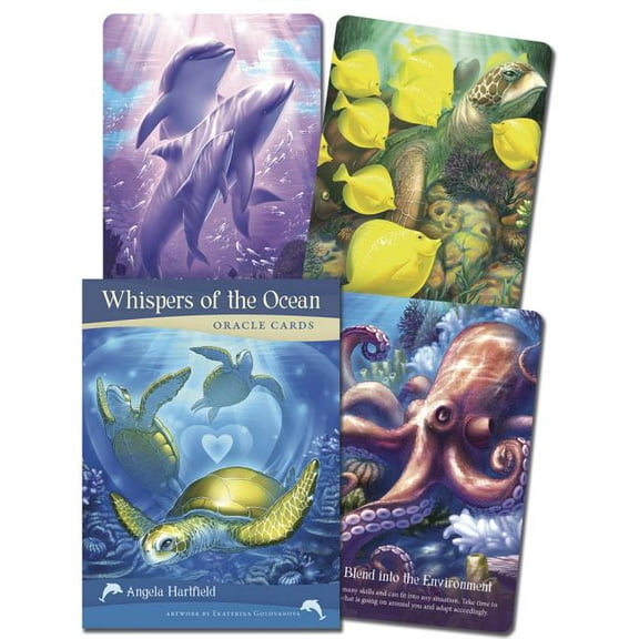 Whispers of the Ocean Oracle Cards, (Hardcover)