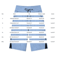 thumbnail image 5 of Women Wide Leg Shorts Relaxed Fit Elastic Waist Split Cotton Linen Vacation Hiking Shorts Women Sky Blue, 5 of 8