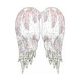 thumbnail image 2 of Ogren, Sarah 15x17 White Modern Wood Framed Museum Art Print Titled - Wings with Pink Feathers, 2 of 4