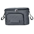 thumbnail image 2 of Bolsa organizadora Hugo para cochecito de bebé gris con correa y gran capacidad, 2 of 9
