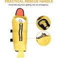 thumbnail image 3 of Dog Safety Vest Swimsuit Adjustable Detachable Pet Duck Shaped Rescue Vest (Grey S) M, 3 of 4