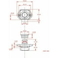 thumbnail image 5 of Push Button Campervan - Latch Lock Knob Closure Door Cupboard for RV Motor Caravan 5 Pieces(Chrome), 5 of 5