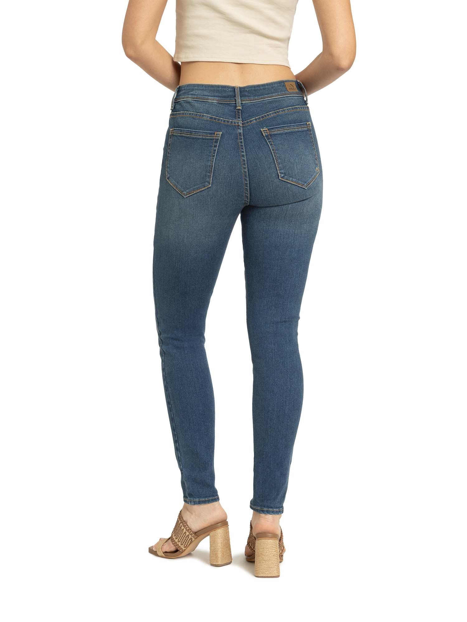 Jordache Women's and Women's Plus Essential High Rise Super Skinny Jean, Available in 28", 30" Inseams, Sizes 2-22