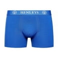 thumbnail image 4 of Henleys Mens Henline Assorted Designs Boxer Shorts (Pack of 3), 4 of 5