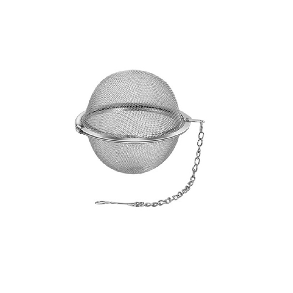 Stainless Steel Sphere Locking Spice Tea Ball Strainer Mesh Infuser Tea