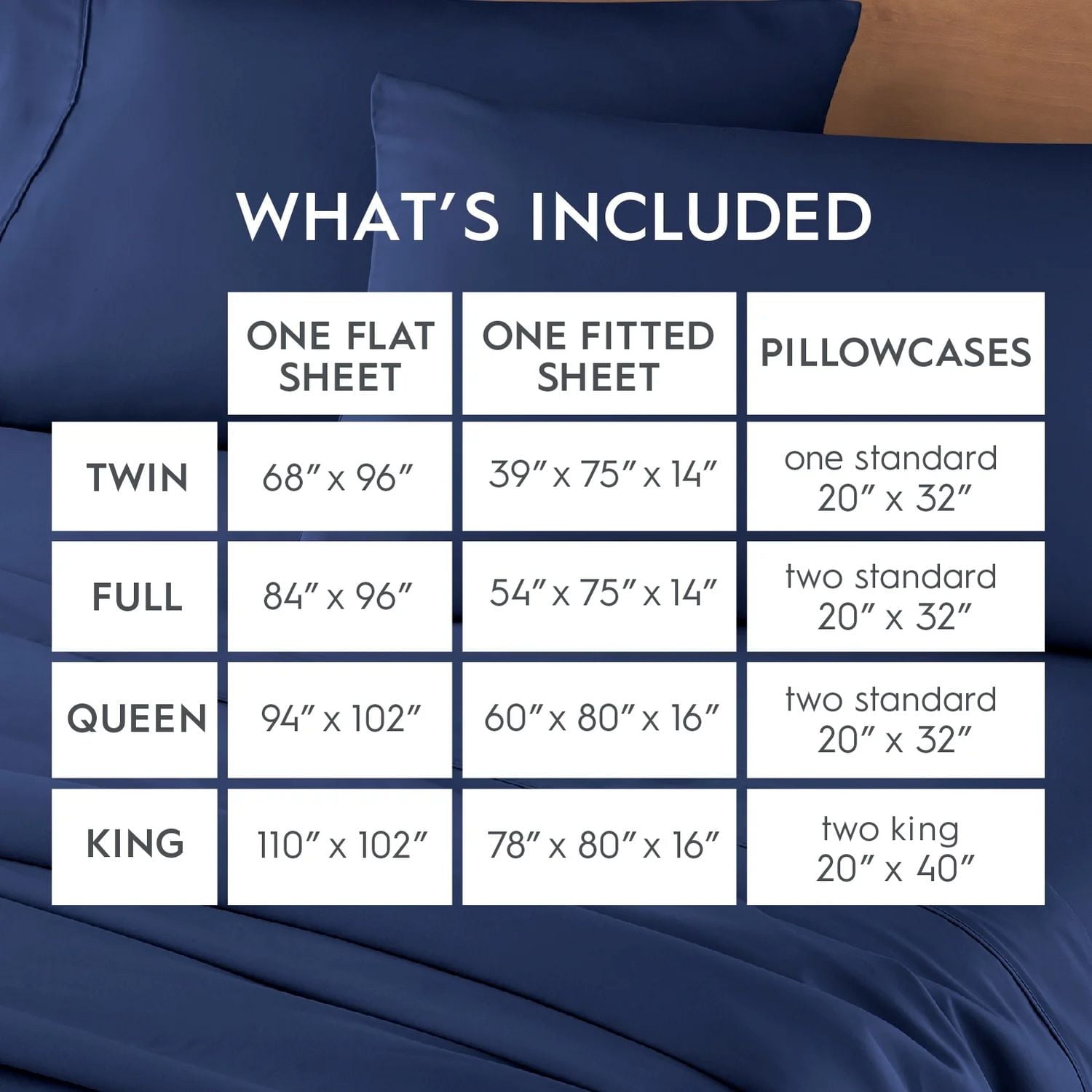 Better Homes & Gardens 300 Thread Count Cotton Sateen Bed Sheet Set, Blue Cove, 4-Piece, King, 300 TC Cotton Sateen Sheet Set