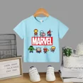 thumbnail image 3 of Camiseta de superhéroe de Marvel para adolescentes, camiseta de algodón informal con estampado de dibujos animados para niños y niñas, camiseta para bebés, ropa cómoda para niños, 3 of 5