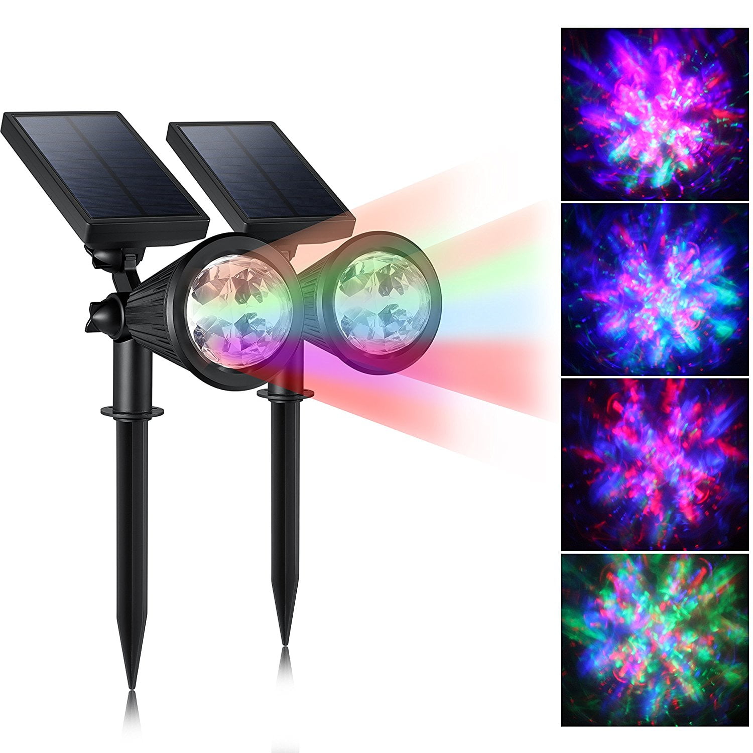 Creative Design Led Outdoor Solar Spotlight Multi Colored 4 Creative Design Led Outdoor Solar Spotlight Multi Colored 4 Adjule Landscape Lighting Waterproof Wall Light For Garden Decorations