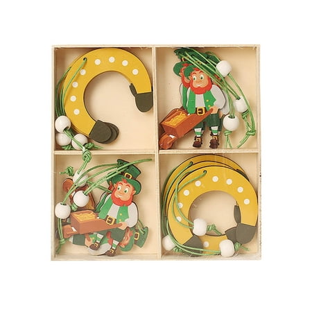 

WQQZJJ Home Decor Irish Festival Wooden Doll Pendant St. Patrick Decoration Pendant Holiday Window Decoration Gifts For Women On Clearance