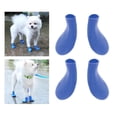 thumbnail image 1 of 2 piezas de de nieve para mascotas Botas de lluvia para perros colores dulces botines de goma para perros impermeables antideslizantes para Colco Botas de lluvia para mascotas, 1 of 8