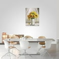 thumbnail image 5 of Farmhouse Sunflower Bathroom Wall Decor Rustic Vintage Flowers Pictures Wall Art Country Floral Canvas Print Painting Framed Home Artwork Sunflower Decorations For Bathroom Bedroom Office 12"x16", 5 of 6
