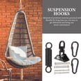 thumbnail image 2 of Supvox Rust-Resistant Heavy Bag Hangers Bracket in Black Stainless Steel for Home, 2 of 12