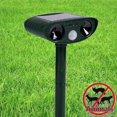 thumbnail image 1 of Repelente ultrasónico para gatos, alarma audible y visual repelente de animales, carga solar, repelente a prueba de agua con 5 frecuencias ajustables para gatos, perros Feliz Sencillez, 1 of 4