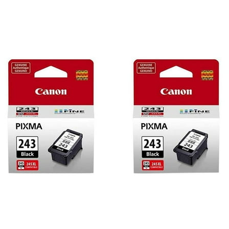 Canon 2 Pack - PG-243 Black Ink Cartridge