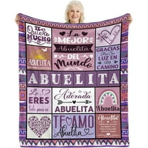 Grandma Gifts, Grandma Blanket 60''x 50'', Gifts for Grandma Birthday from Grandkids, Grandmother Grandma Birthday Gifts, Best Grandma Gifts, Grandma Gifts from Granddaughter Grandson