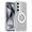 White, variant on Magnetic for Samsung Galaxy S23 Case [Compatible with Mag-Safe] Skin-Feel Rugged Hybrid Phone Case Slim Shockproof Women Men Girls Protective Cover Case for Samsung Galaxy S23, Blue