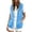 Light Blue-Tops, variant on Inverlee Zip Up Sleeveless Hooded Sweat Vests Drawcord Hem Side Pocket Outerwear Spring Summer Lightweight Layered Fashion Jackets Red XXL