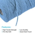 thumbnail image 3 of Uxcell 328 Feet Garden Twine, 2mm Craft Jute Twine String, Light Blue, 3 of 6