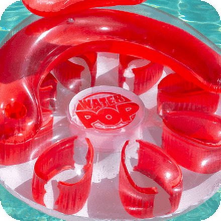 Poolmaster Water-Pop Circular Swimming Pool Tube Float Lounge - Red