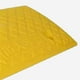 thumbnail image 5 of Pasos de topes de velocidad cuesta arriba Color negro y amarillo Alfombrilla de plástico liviana para estacionamiento en la calle Amarillo / 9 cm, 5 of 5