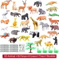 thumbnail image 2 of Figura de Animales, Juego de Mini Juguetes de la Selva de 54 Piezas, ValeforToy Realista Vinilo Salvaje Plástico Animal Aprendizaje Favores de Fiesta para Niños Niñas Niños Pequeños Bosque Pequeño Jue, 2 of 5