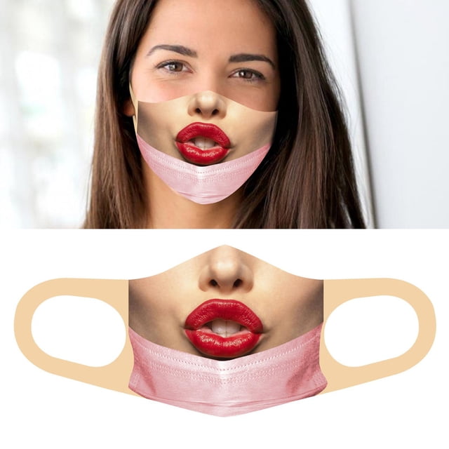 Cubierta Bucal a Prueba de Polvo, de Divertida, Que Cubre La Decoración de Transpirable Y Reutilizable para Mujeres Y Hombres D Salvador Dali cubierta divertida