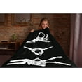thumbnail image 5 of Yibo Baseball Blanket Flannel Soft and Comfortable Anti-static Bed Sofa Blanket, 5 of 7